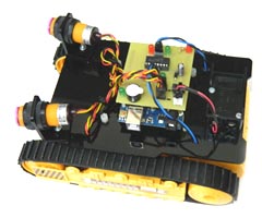 Tracked Arduino Obstacle Avoider Robot