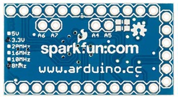 Arduino Pro Mini Arka Yüz