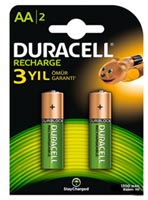 Duracell arj Edilebilir 1300 mAh AA Pil