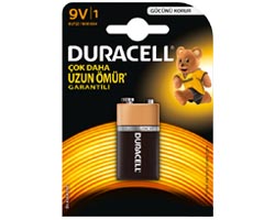 Duracell Duralock 9 V Alkalin Pil