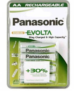 Panasonic Evolta  arj Edilebilir 2050 mAh AA Pil