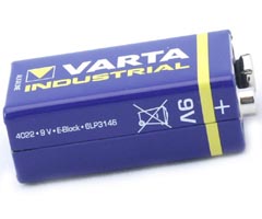 Varta Industrial 9 V Alkalin Pil