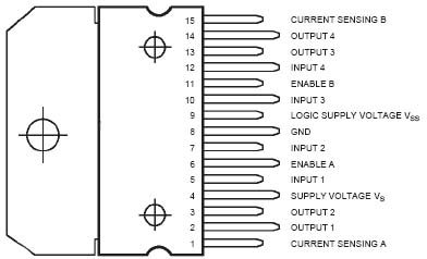 L298 Motor Src Bacak Yaps